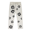 White Rhinestone Jeans