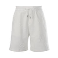 Tonal Monogram Embossed Fleece Shorts