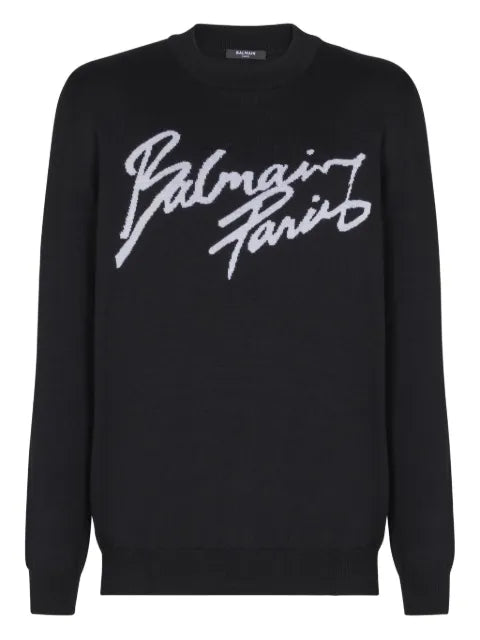 Balmain crew-neck wool sweater