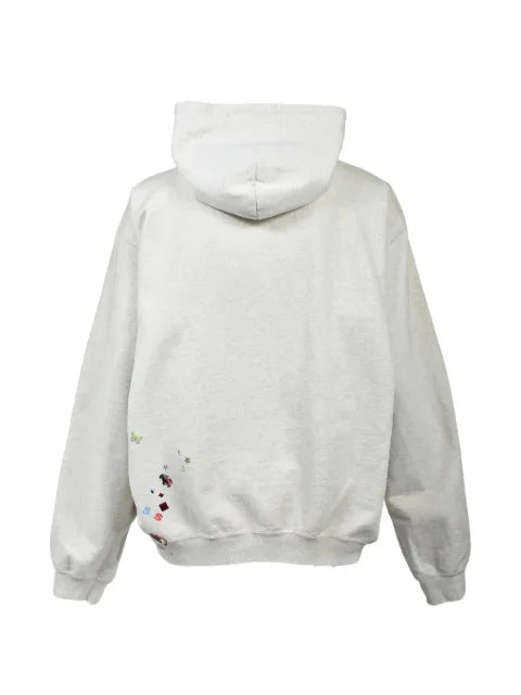 Maison MIHARA YASUHIRO sticker-embellished hoodie