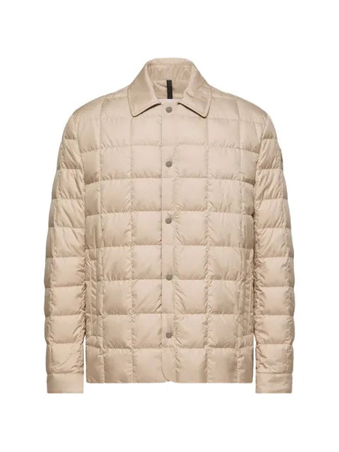 Moncler Castellana down quilted press-stud shirt jacket
