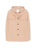 Eleventy hooded button-up jacket