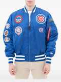 NEW ERA CAP x Alpha Industries Chicago Cubs patch-detail bomber jacket