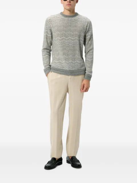 Missoni cashmere and viscose zig zag pullover