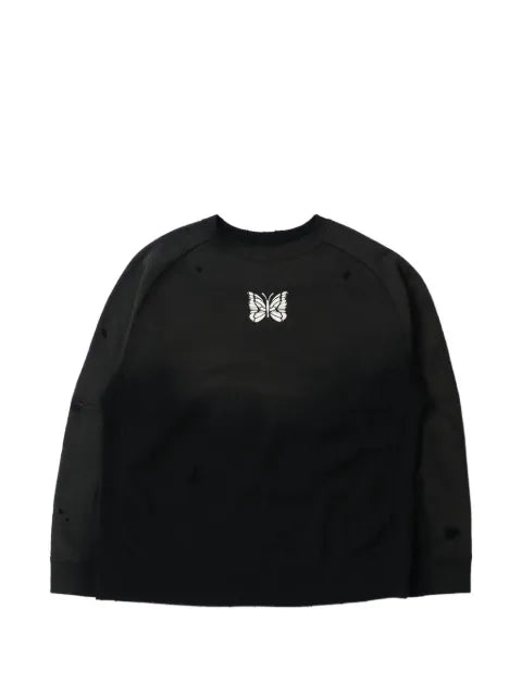Needles deconstructed distressed sweatshirt