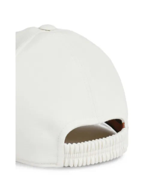 Zegna baseball cap with embroidered stripes