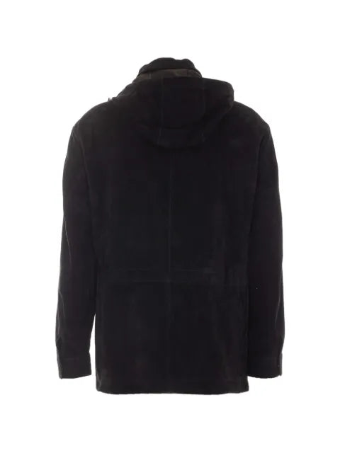 TOM FORD hooded suede jacket