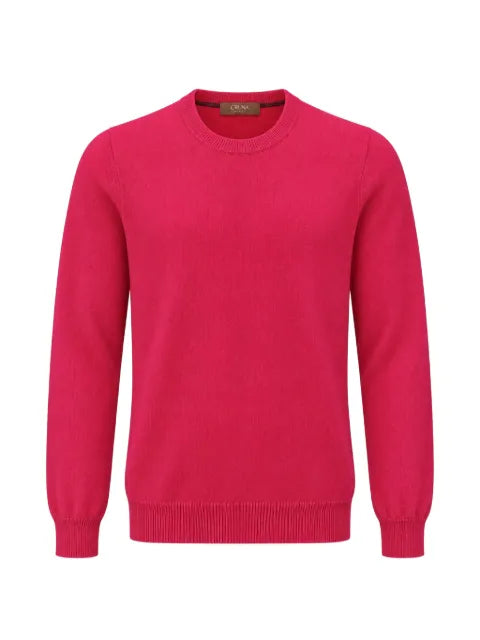 Cruna Camargue crew-neck raglan-sleeve sweater