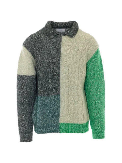 NN07 Earling cable-knit sweater