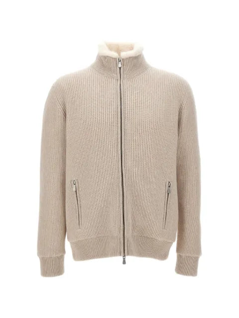Gran Sasso ribbed-knit cashmere cardigan