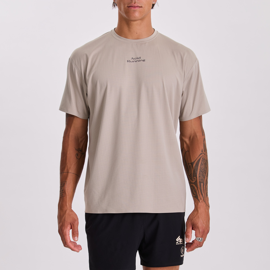 Acid Running Men's Hare Tech T-Shirt: Riverstone