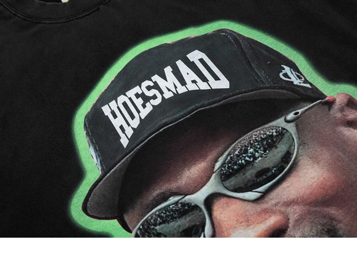 Travis Scott VTG Washed Rapper Athlete Mike Tyson Oversized Tee