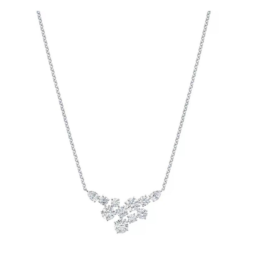 Harry Winston Style Celestial Star Cubic Zirconia Necklace
