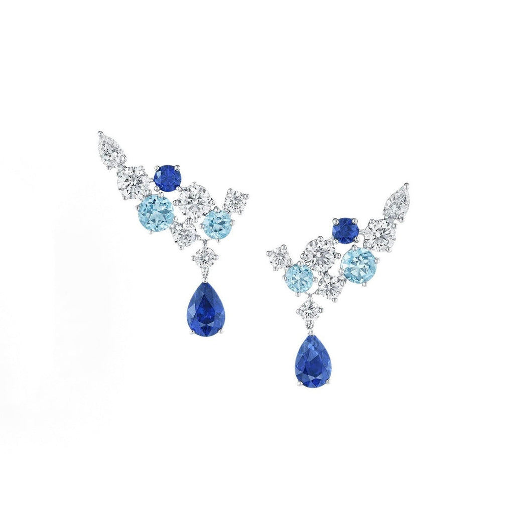 Harry Winston Style Celestial Star Cubic Zirconia Necklace