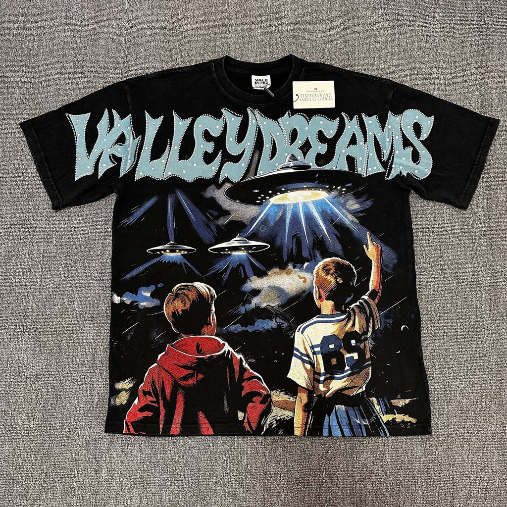 VALE USA UFO Graphic Short-Sleeve T-Shirt