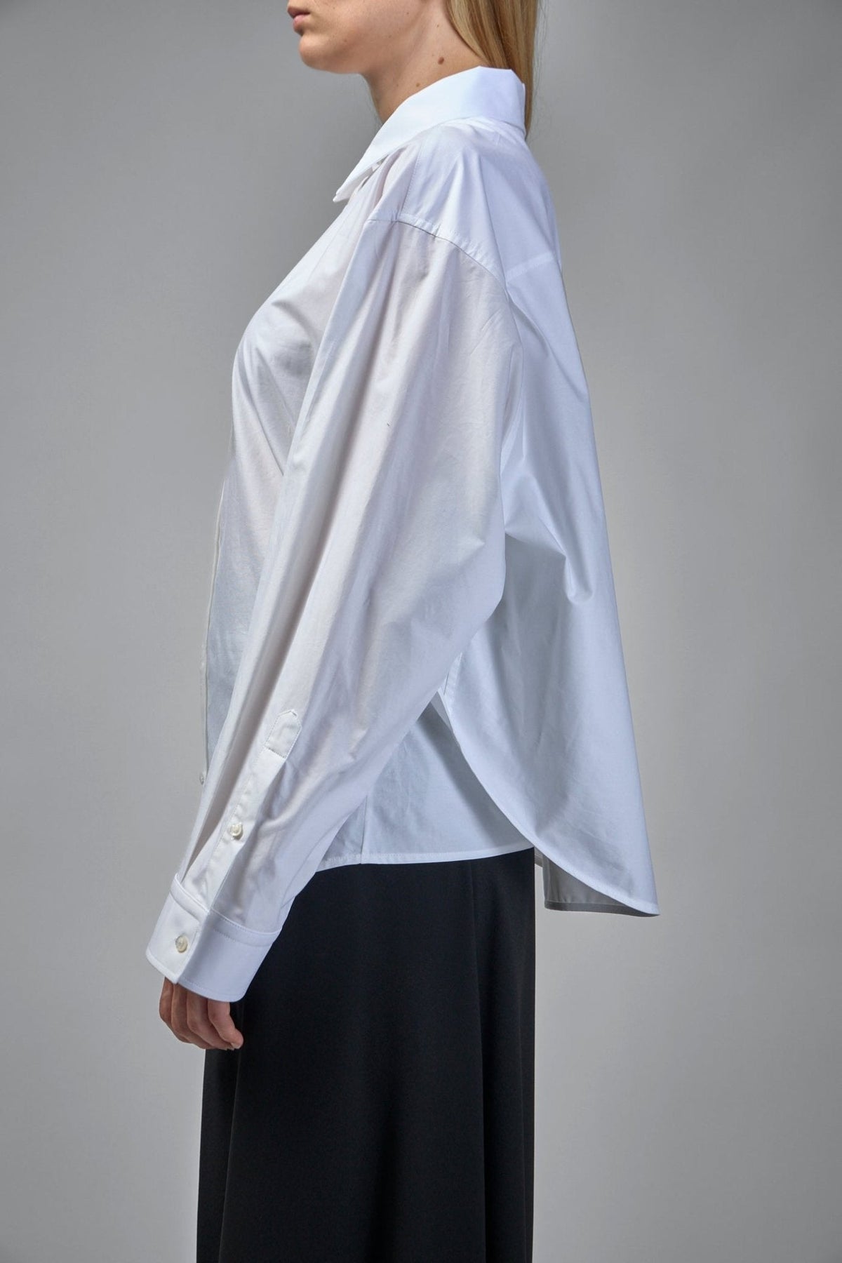 Semi-fitted Long Sleeve women shirt