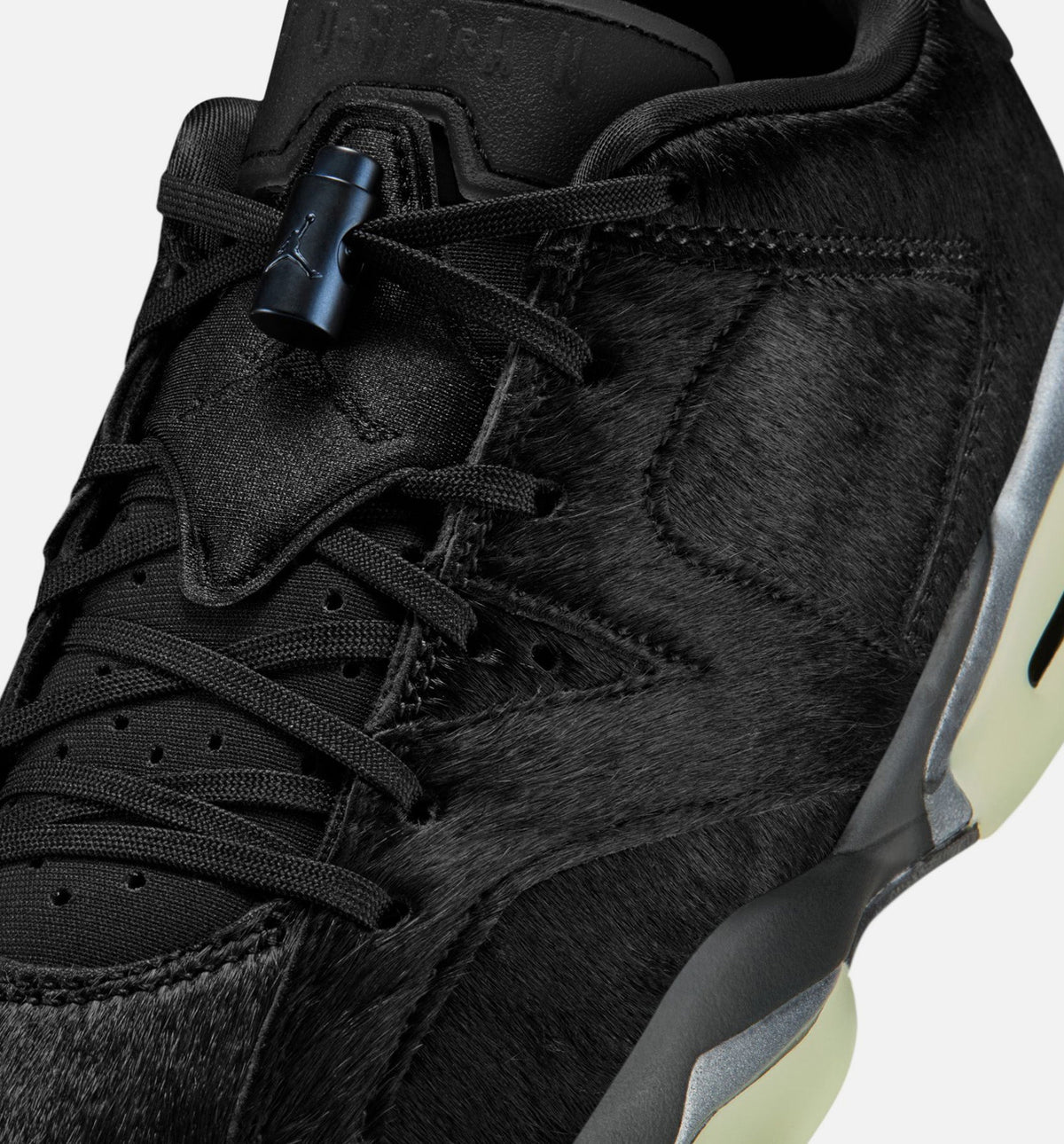 Air Jordan 6 Retro Low Blackout – Women's Lifestyle Shoe in Black/Black
