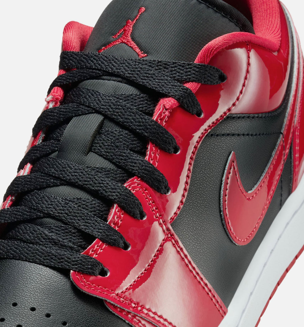 Air Jordan 1 Low SE Men's Sneakers - Black / University Red / White