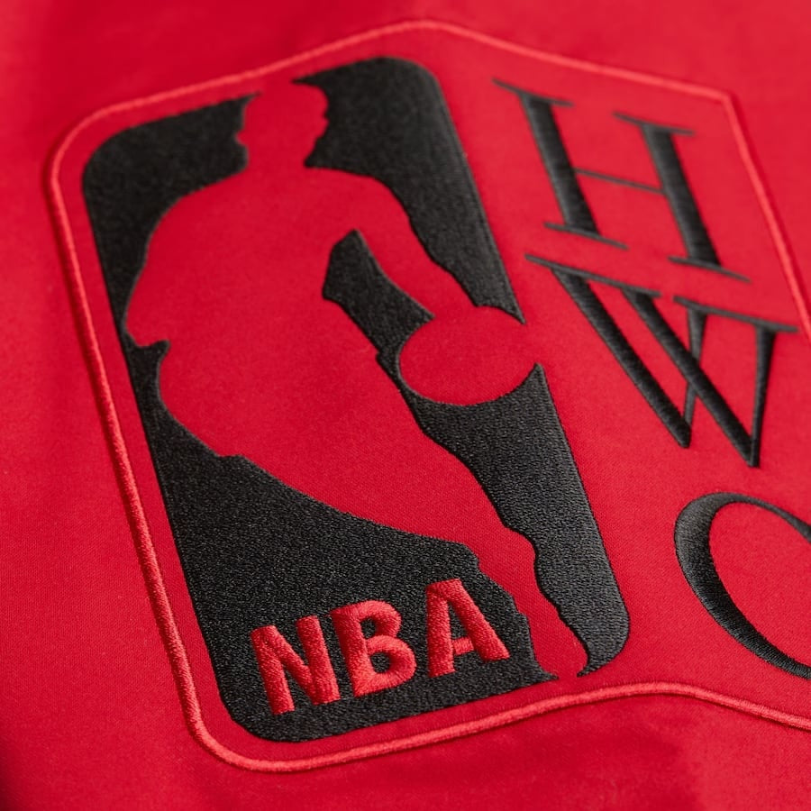 M&N Chicago Bulls Team Origins Satin Jacket