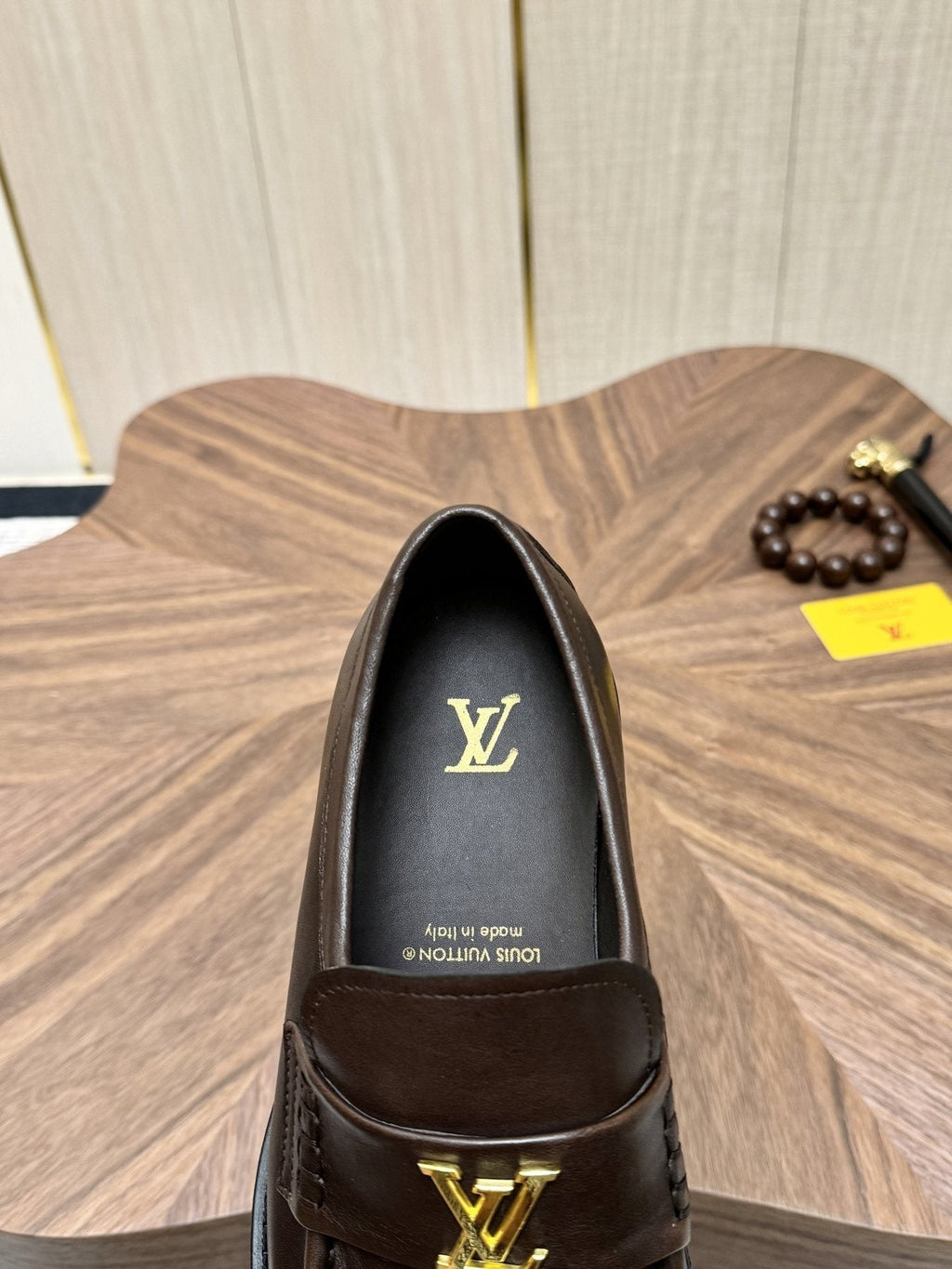 Louis Vuitton Men's Dark Brown Lug Sole Loafers