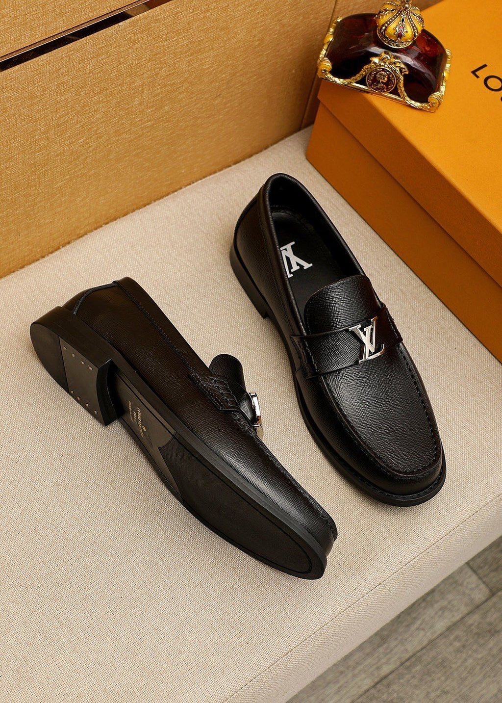 Louis Vuitton Black Hardware Loafers