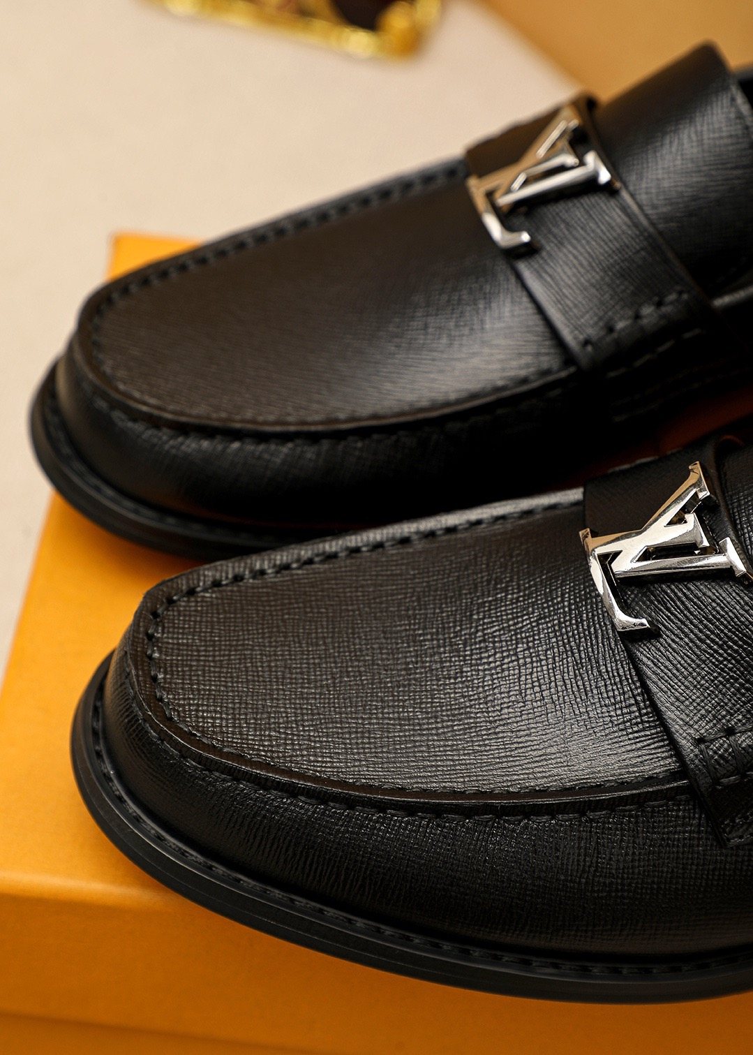 Louis Vuitton Black Hardware Loafers