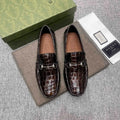 Gucci Dark Brown Horsebit Loafers